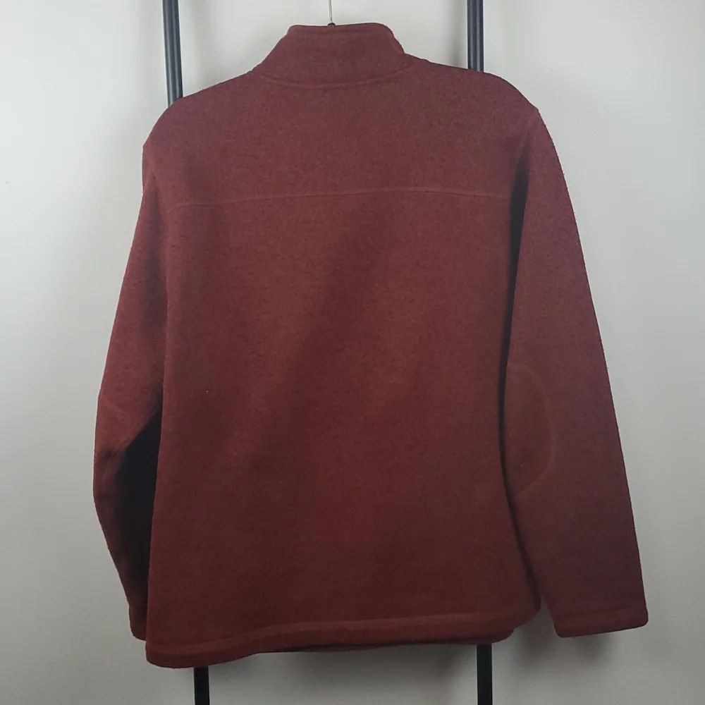 The North Face men sweatshirt pullover 3/4 zipper size L